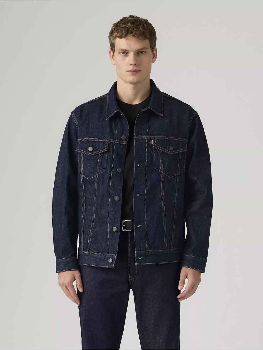 Levi's Indigo Denim Jacket with Contrast Stitching